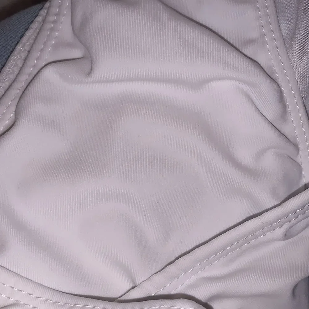 White Bikini Bottoms Size 6